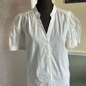 NWT NINE WEST cotton blouse size medium